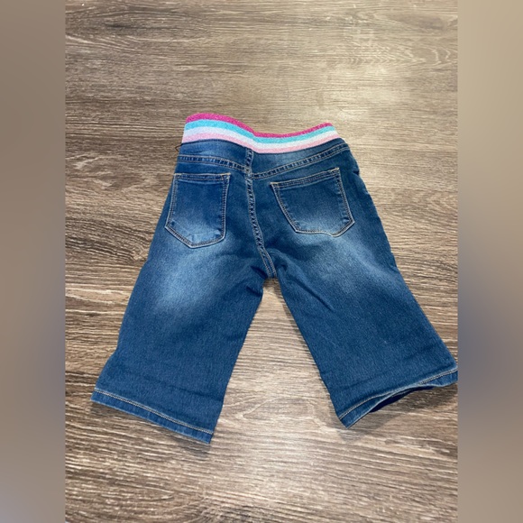 Girls Vigoss Super Stretch Bermuda Shorts Knit Waistband Blue (2JEANSFOR 1 Deal) - Picture 14 of 17